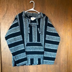 Light brown, black and white earth rug sweatshirt